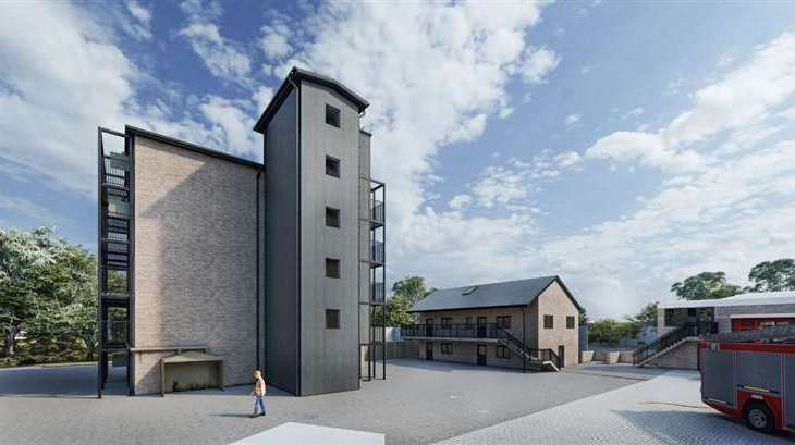 How the new training centre in Henwood could look. Picture: Bond Bryan / KFRS