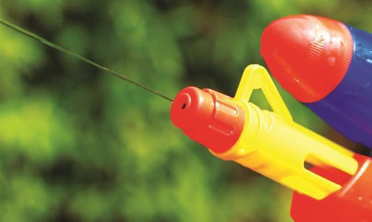 Water pistol-related incidents are on the rise in the county. Picture: Stock Image