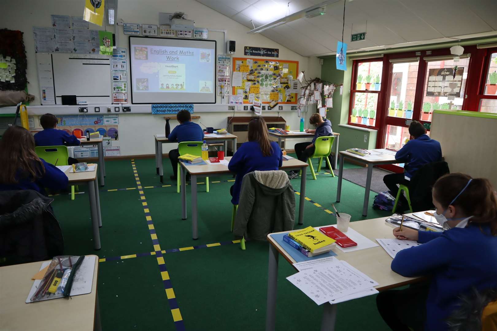 A class from St George's CE Primary School in Minster, Sheppey have been told to stay at home