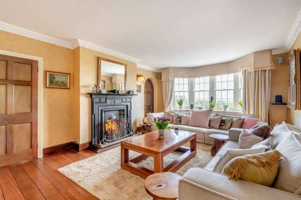 The impressive sitting room. Picture: Strutt and Parker