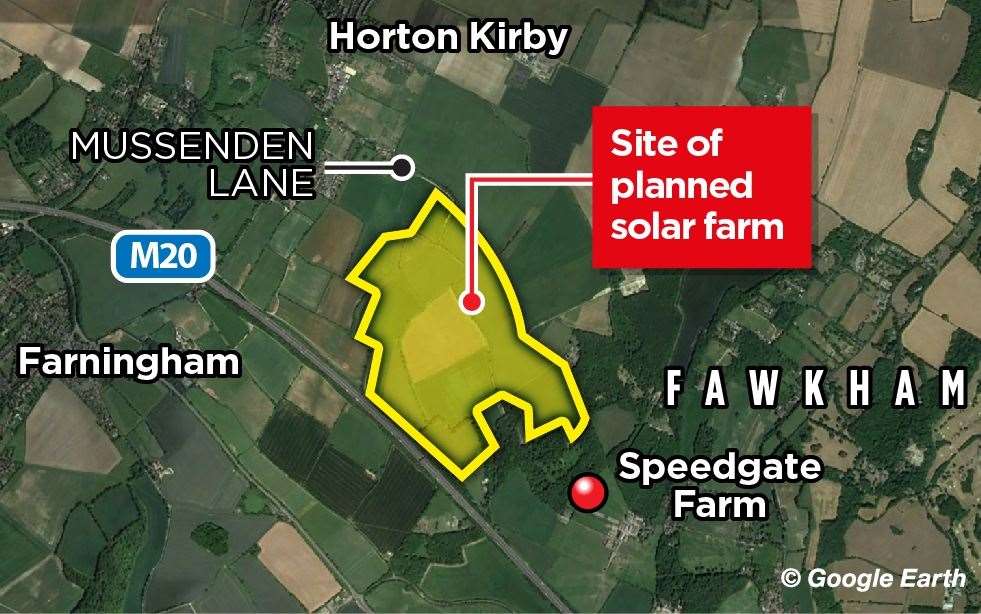 The site where the Chimmens Solar Farm was planned