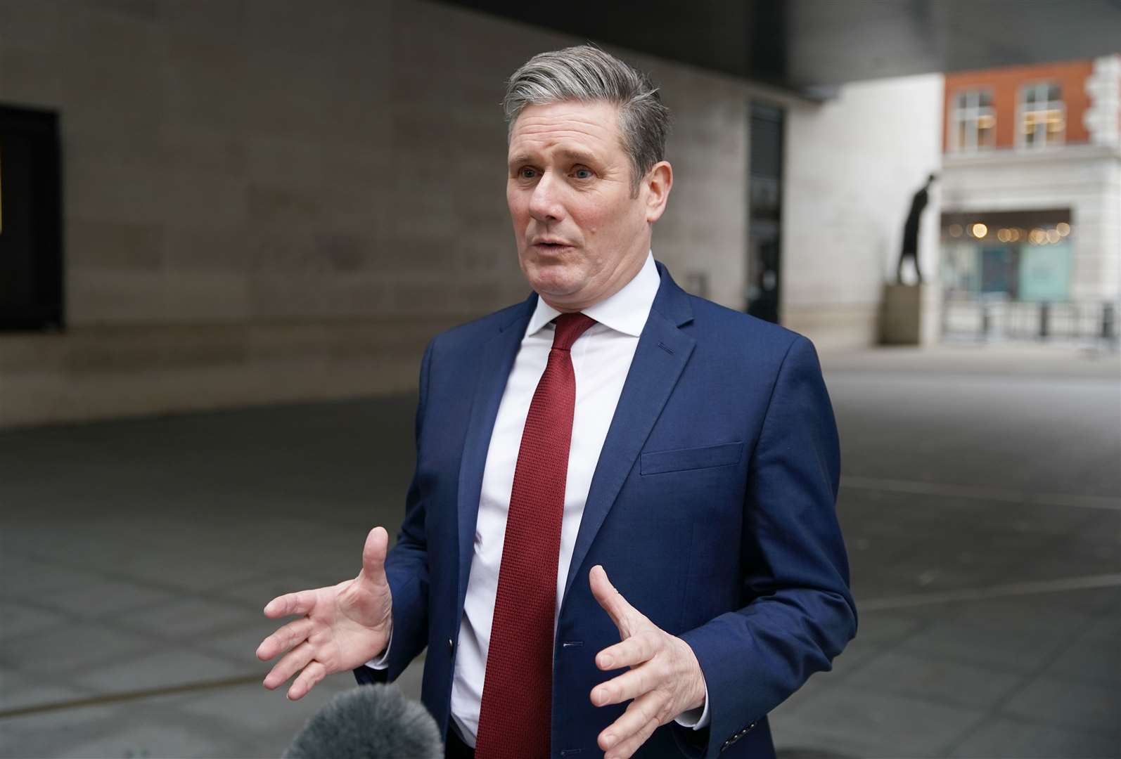 Sir Keir Starmer said there should be an alternative to the status quo that is not independence (Aaron Chown/PA)