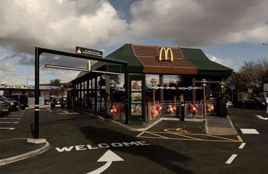 The re-opened McDonald's at Whitfield. Picture: McDonald's
