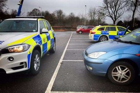 The arrest took place in Hoath Way, Rainham