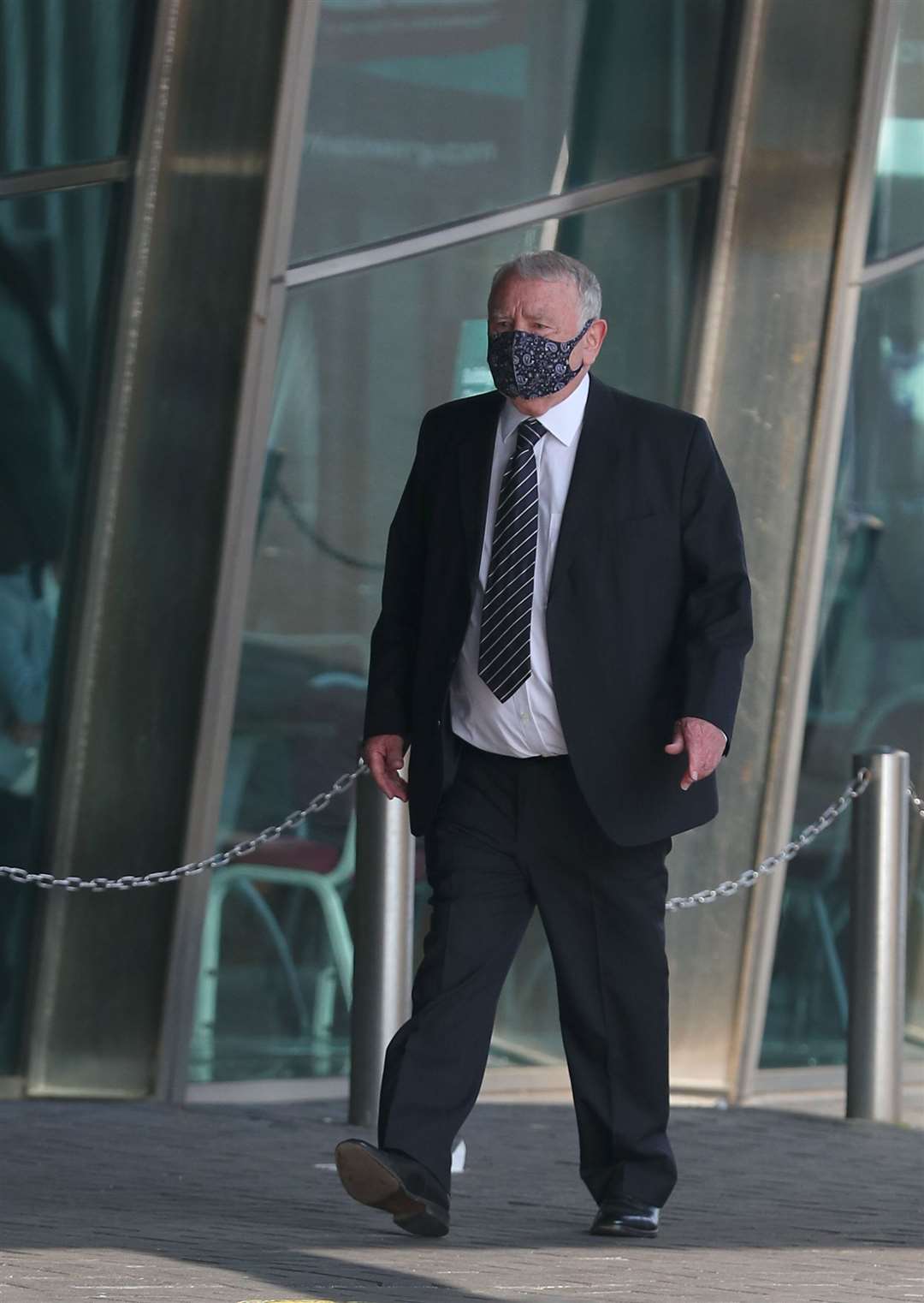 Retired solicitor Peter Metcalf outside the Lowry Theatre, Salford Quays, Greater Manchester (Peter Byrne/PA)