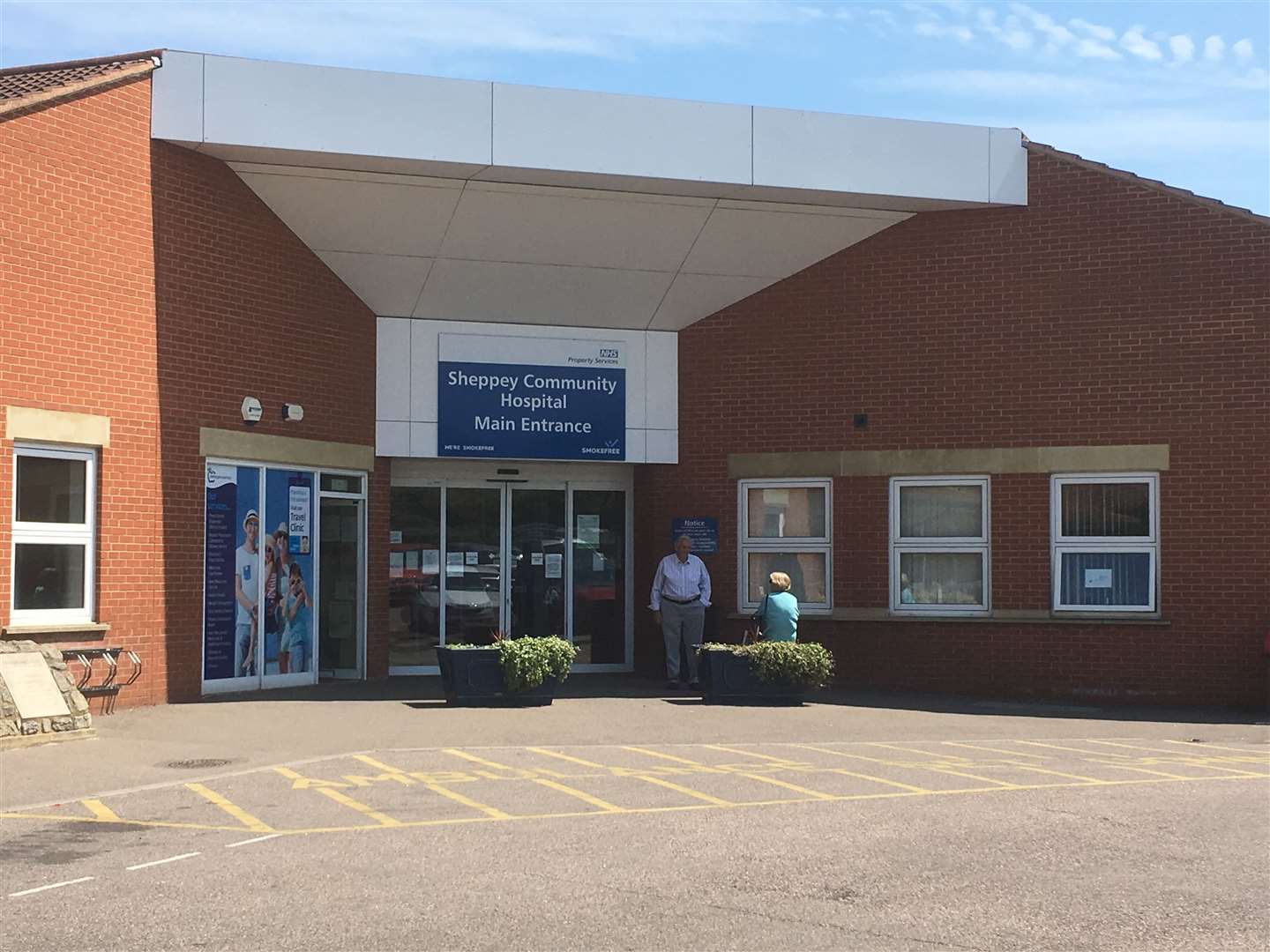 Sheppey Community Hospital in Plover Road, Minster