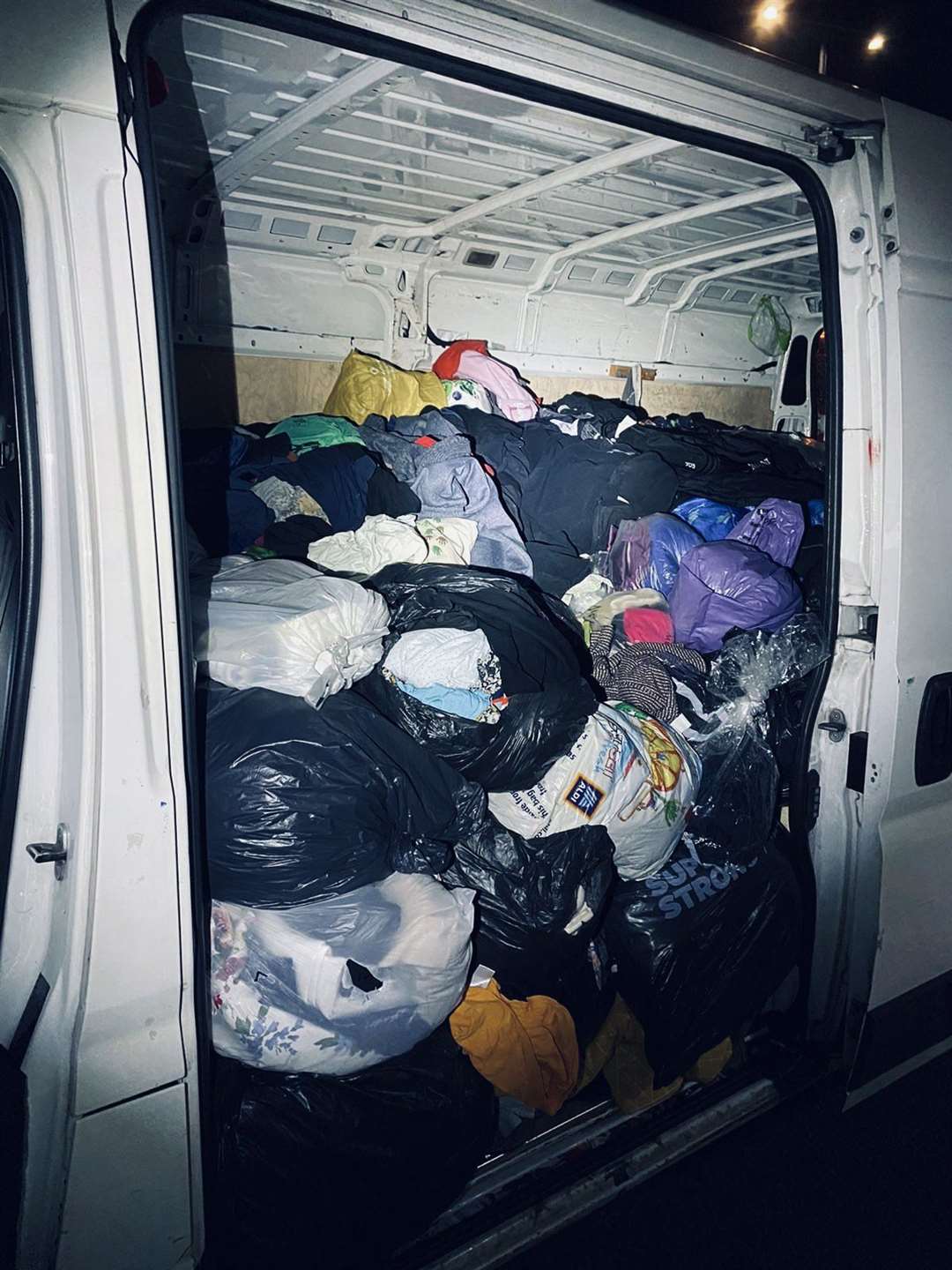 A van was seized in West Malling by police. Picture: Kent Police
