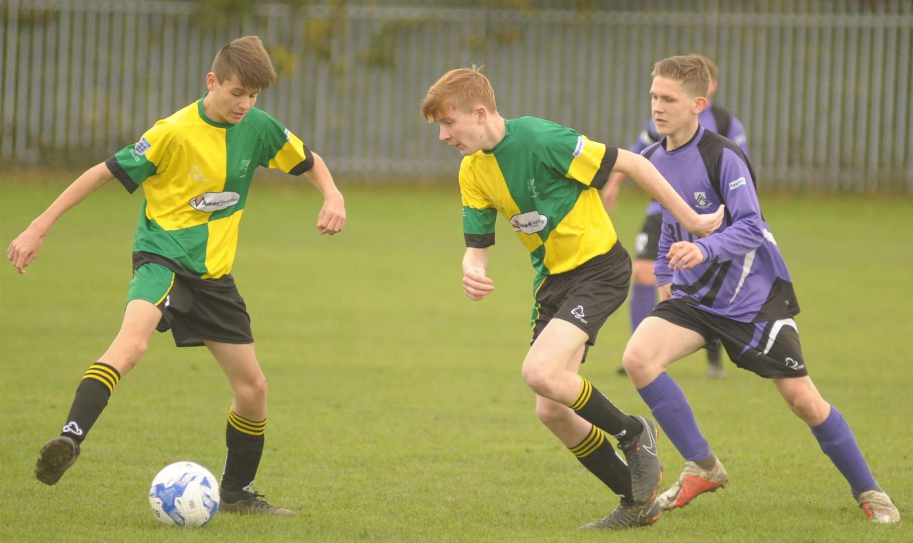 Under-16 Division 2 action between Anchorians United and Pegasus 81 Flyers Picture: Steve Crispe