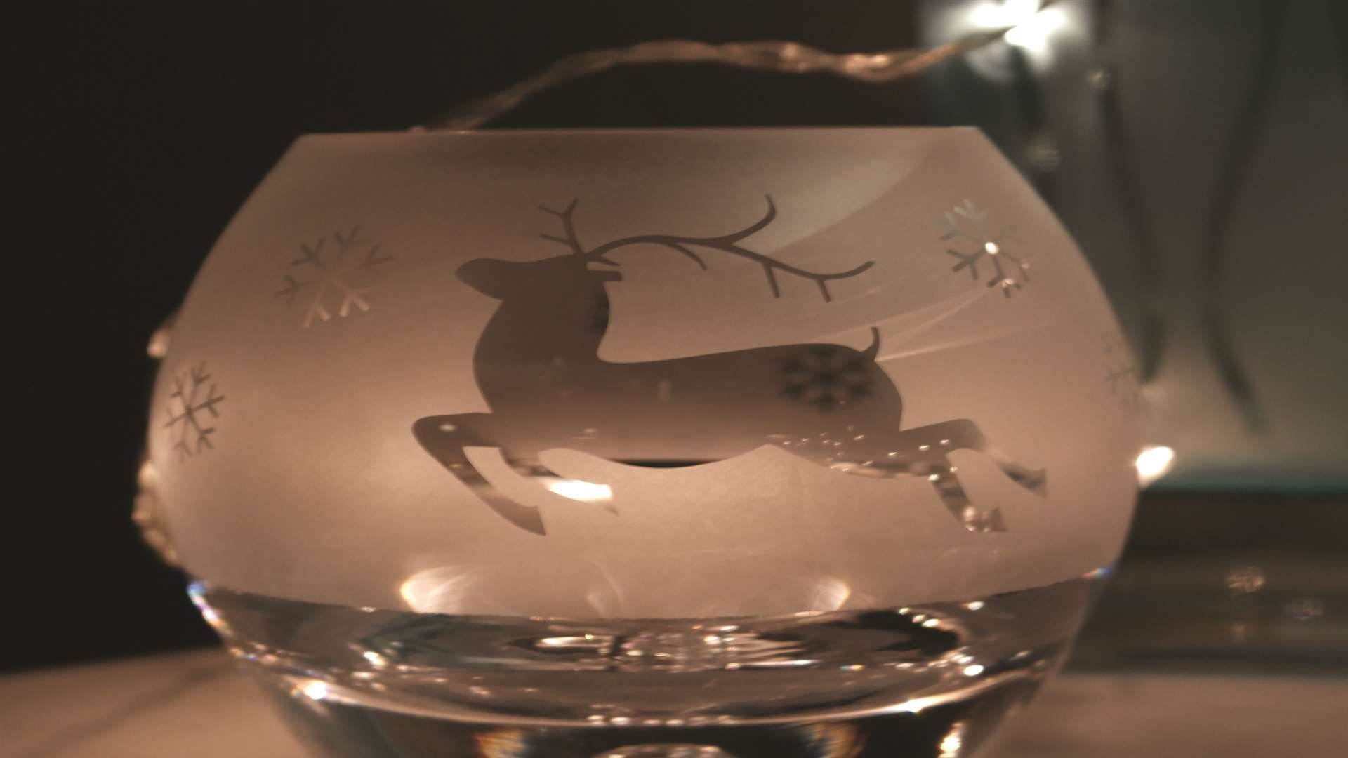 Four Hands reindeer tealight