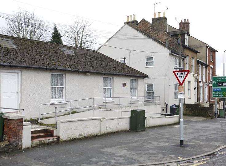 Maidstone Mosque on Mote Road before it was demolished. Picture: Martin Apps