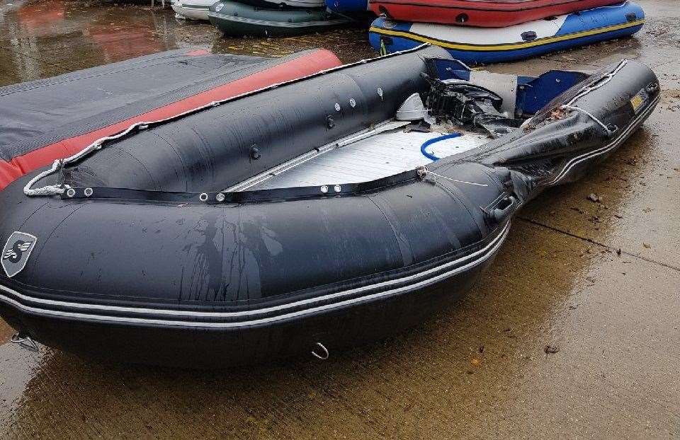 Three boats were recovered in the UK in total