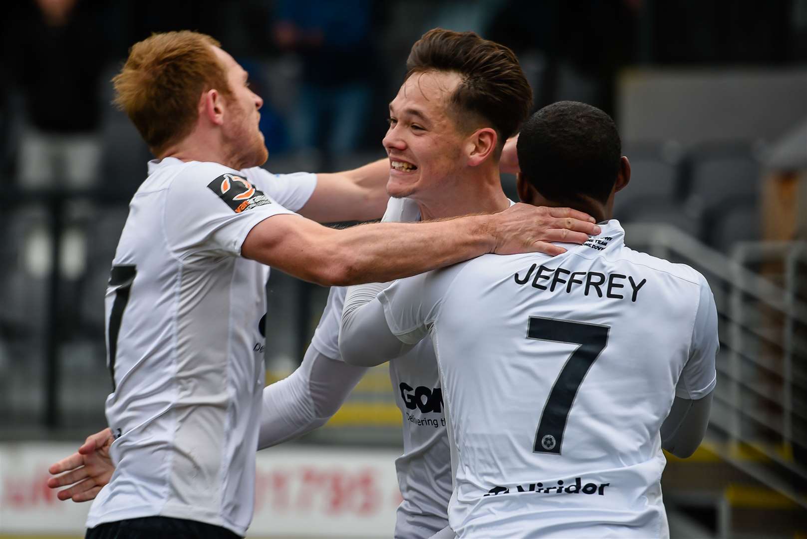 Alfie Pavey celebrates scoring for Dover during his time at Crabble. Picture: Alan Langley (43184630)