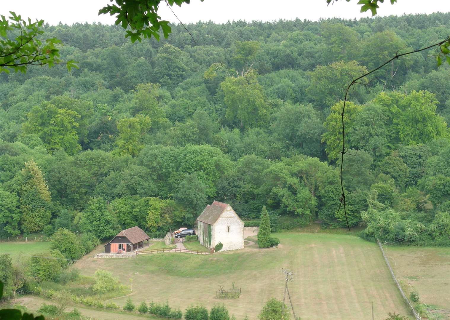 The church at The Lost Village of Dode in Luddesdown