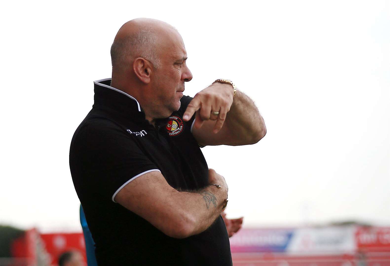 Ebbsfleet manager Garry Hill Picture: Phil Lee