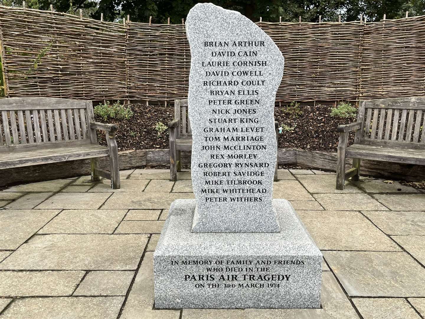 The Bury Rugby Club memorial (Gooderham PR/PA)