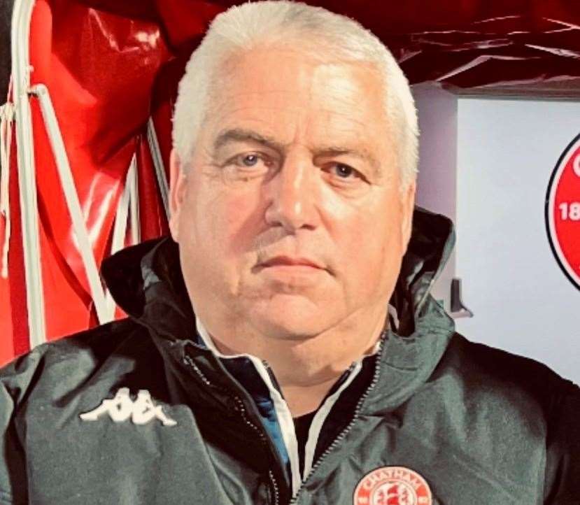 Newly appointed Chatham Town Women’s manager Keith Boanas
