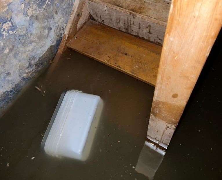 Scoops in Herne Bay has lost stock and had its freezers ruined by the flooding. Picture: Tom Cain