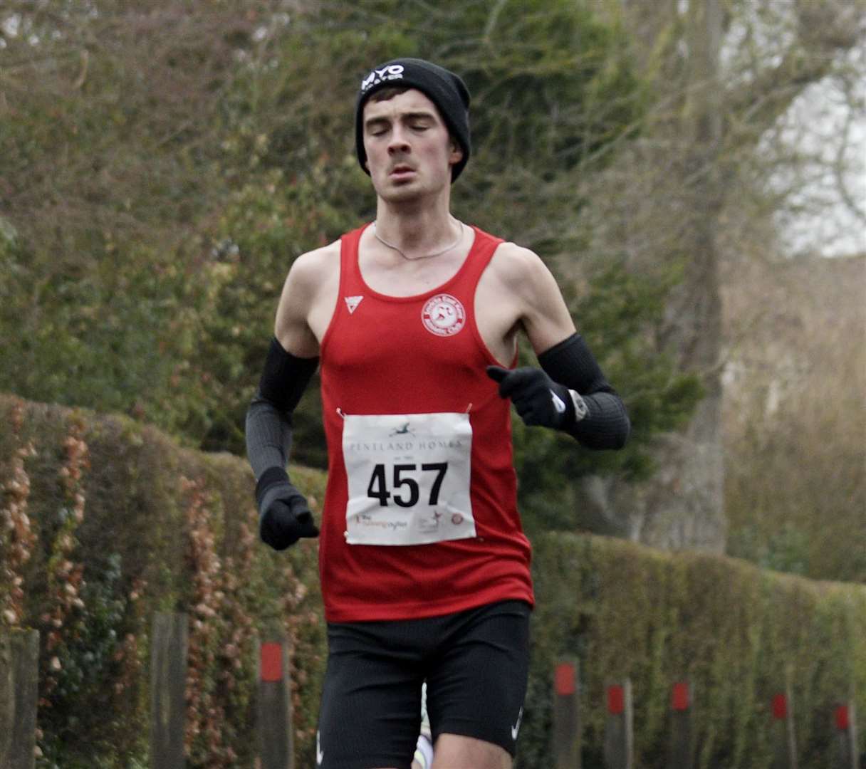 Race winner Cole Gibbens of Invicta East Kent. Picture: Barry Goodwin (62014049)