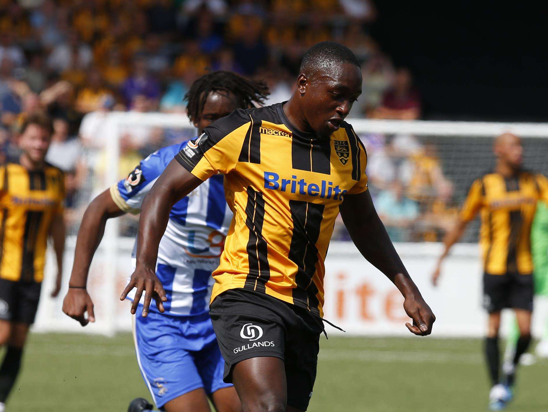 Jamar Loza has left Maidstone for Billericay Picture: Andy Jones