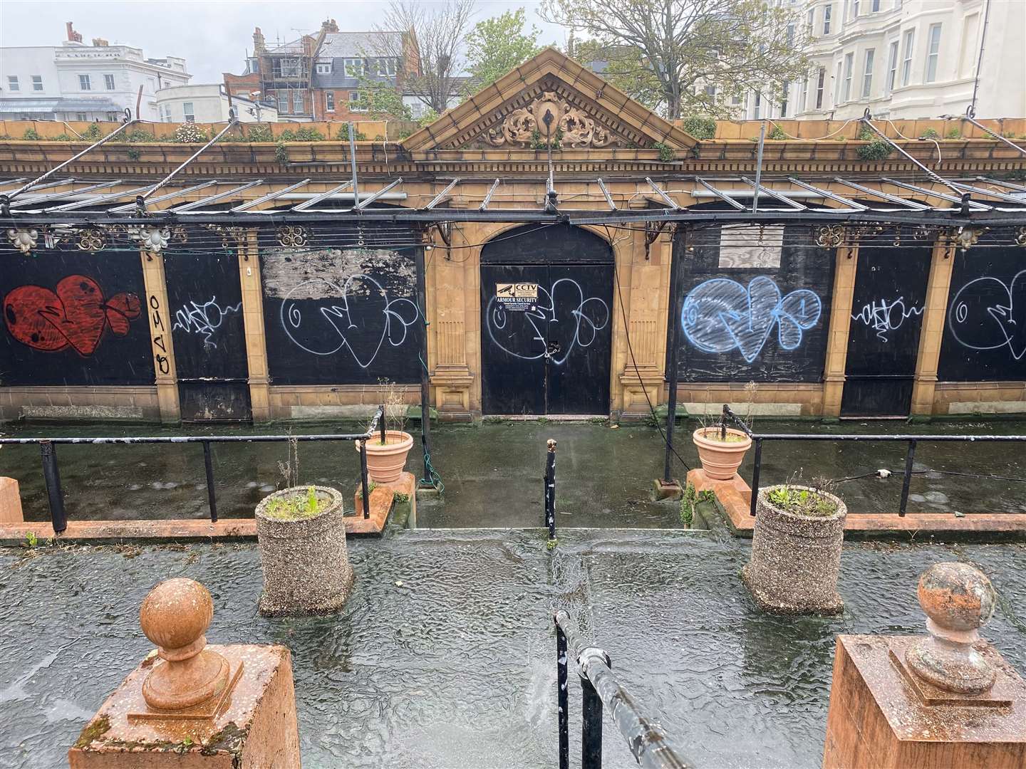 The Leas Pavilion has fallen into disrepair