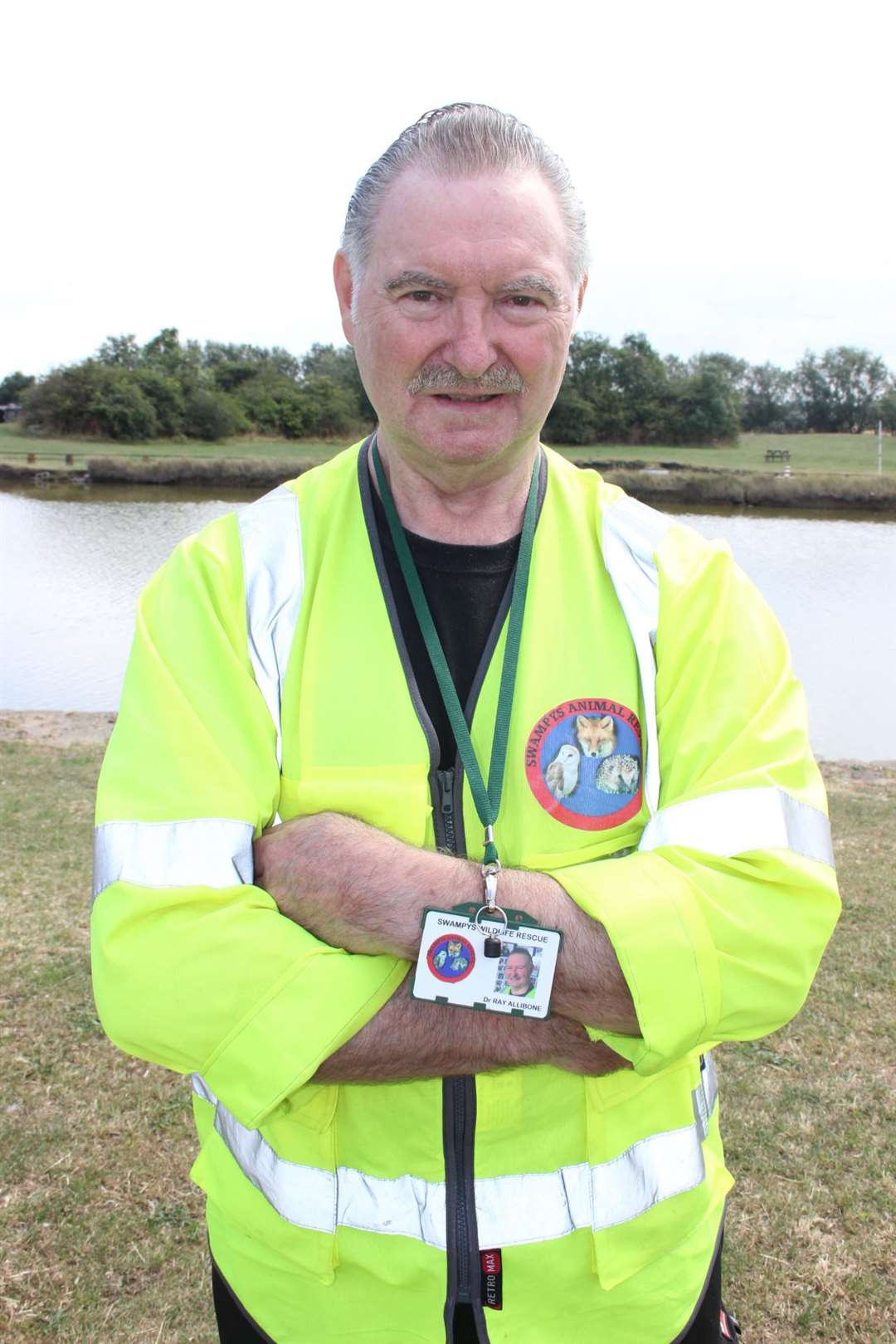 Ray Allibone of Swampy Wildlife Rescue