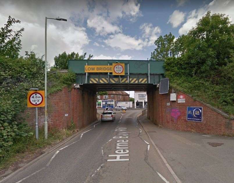 Chestfield Road has been shut northbound towards Swalecliffe. Picture: Google Street View