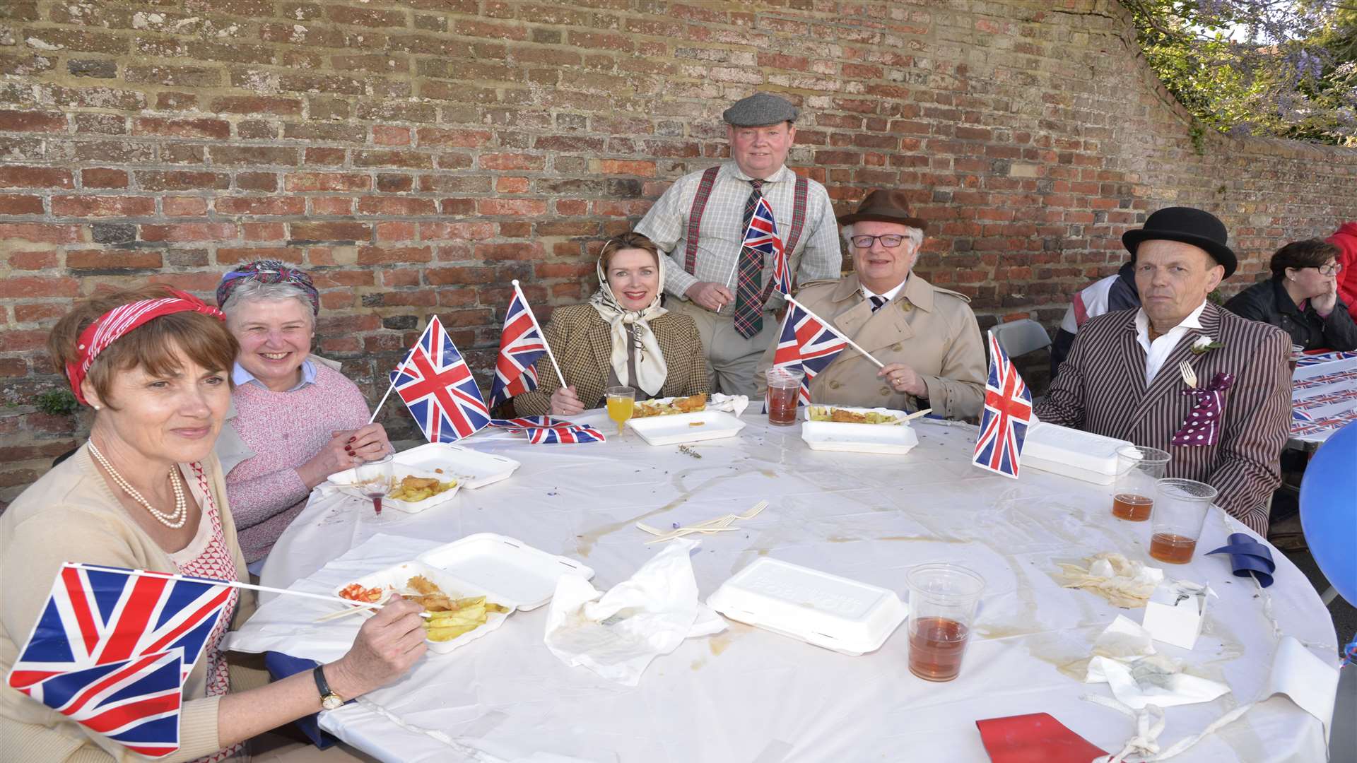 Enjoying fish and chips Picture: Ruth Cuerden