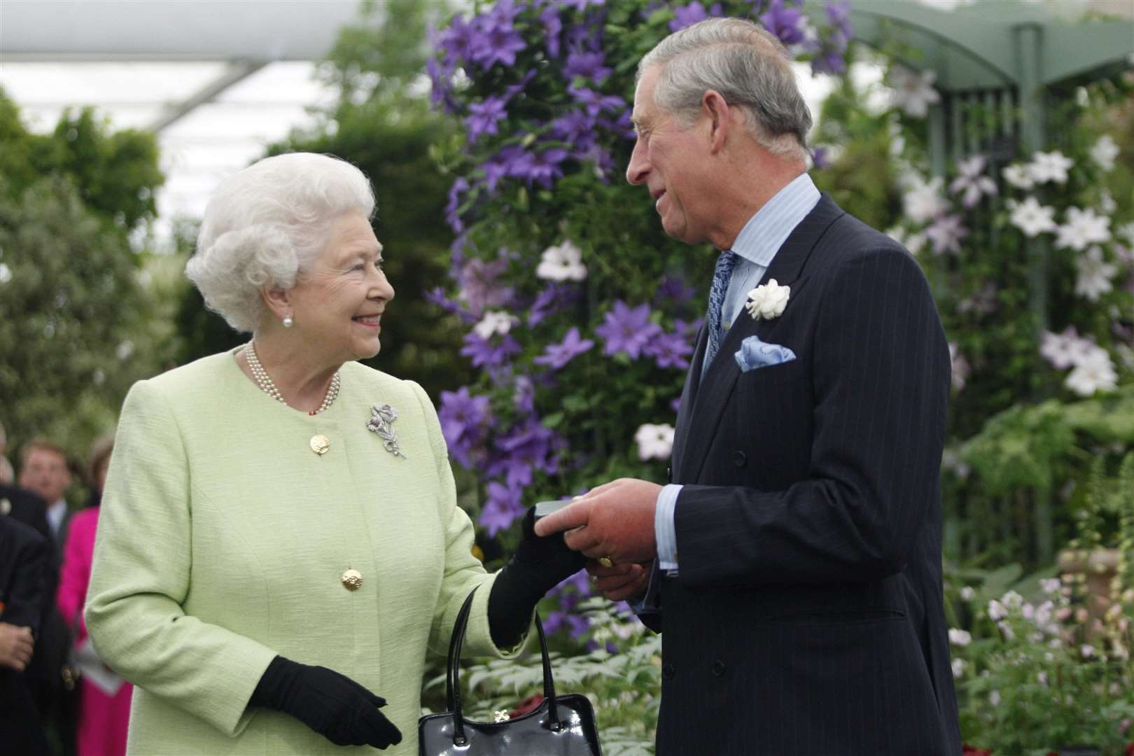 The now-King, pictured with his late mother, and the Prime Minister will have final approval on the design of the memorial (Sang Tan/PA