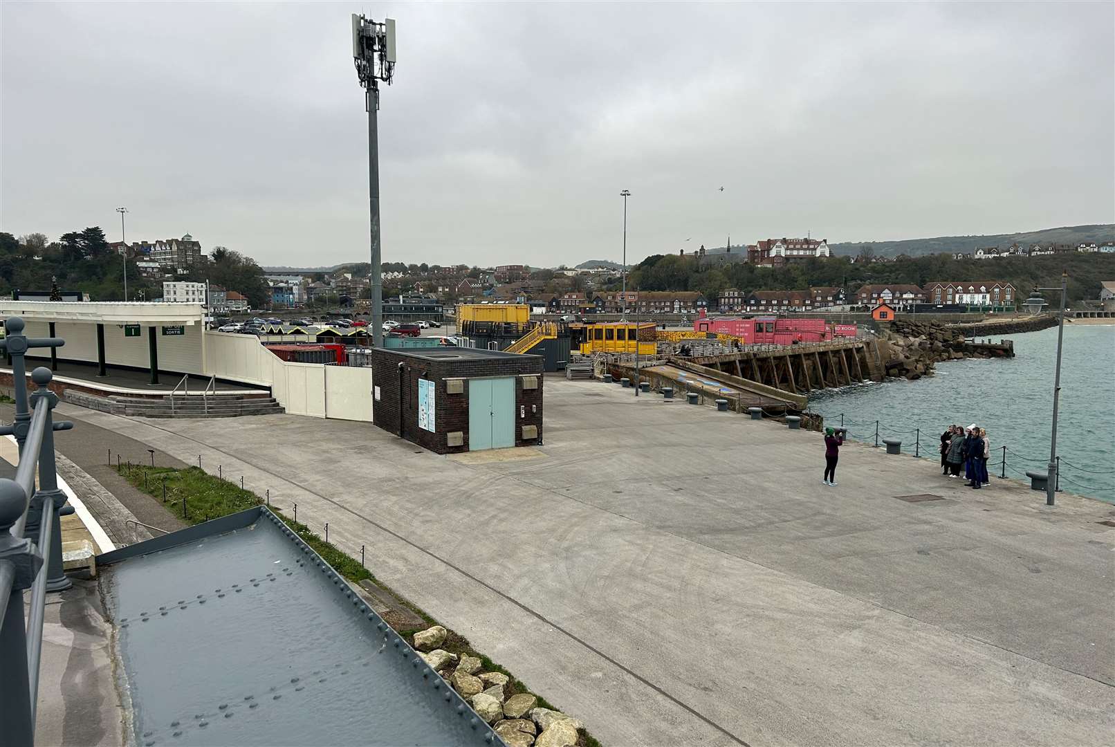 What Folkestone harbour arm looks like today