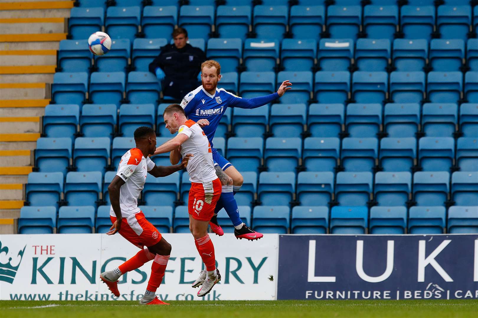 Playing without crowds has proved costly for lower-league teams Picture: Barry Goodwin