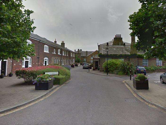 Halliday Drive, Walmer, where paranoid Alan Brough lived and attacked his partner