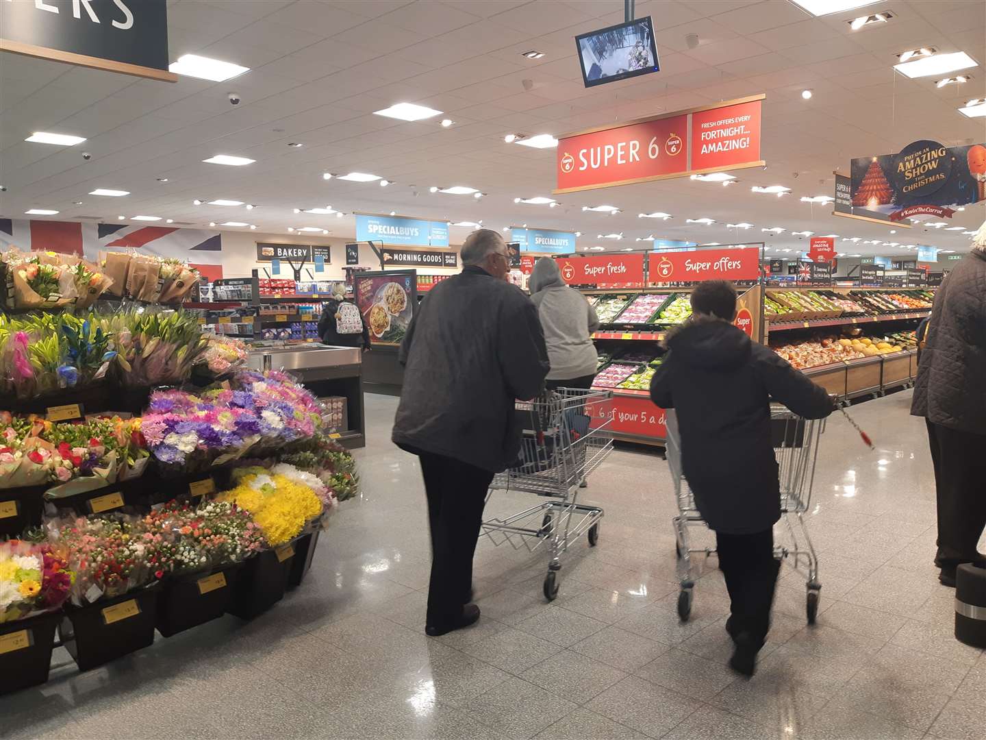 Shoppers raced into the brand new store in Deal