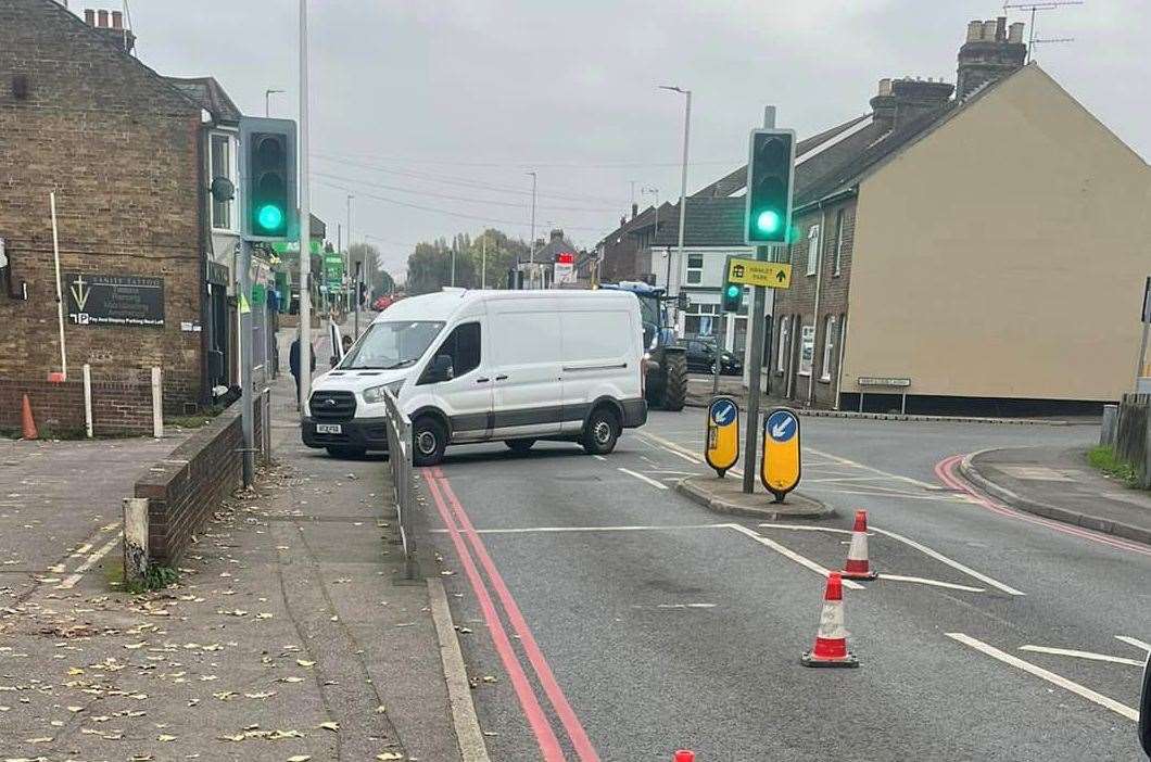 The incident happened along Mierscourt Road, Rainham, at its junction with the A2. Picture: Rich David