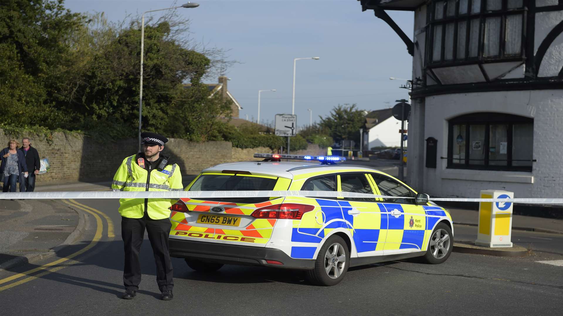 Newington Road, Ramsgate. Scene of stabbing. Picture: Tony Flashman.