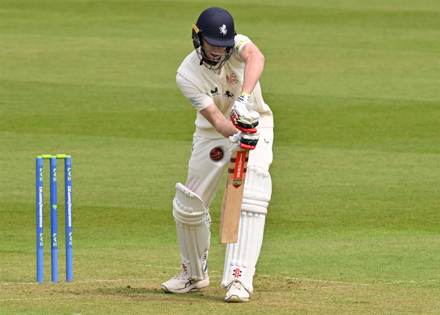 Zak Crawley – his first-ever Ashes century in the fourth Test at Old Trafford proved in vain, as Australia retained the urn with a draw. Picture: Keith Gillard