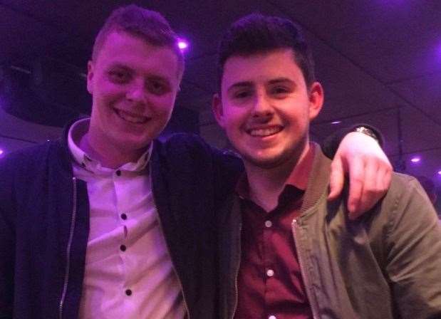 Matt Murray with best friend Reece Watson, who sadly passed away in October 2020. Picture: Matt Murray