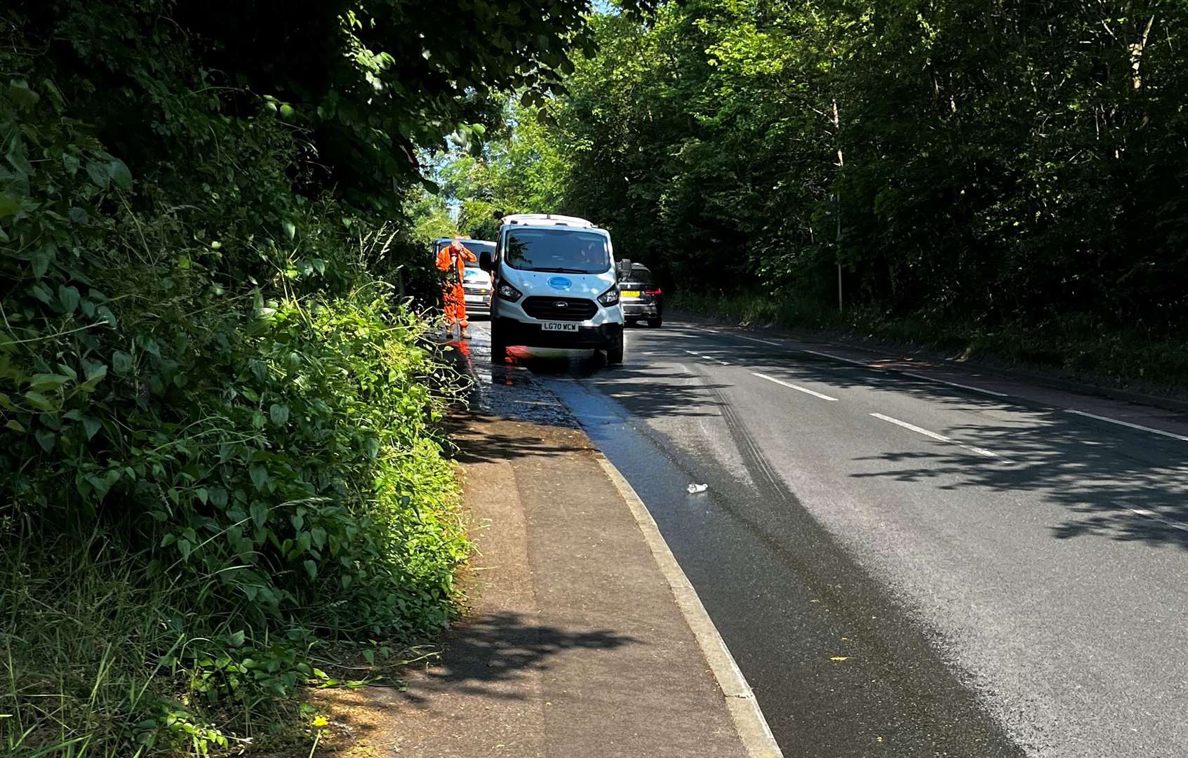 Thames Water say they will be fixing the leaks as soon as possible