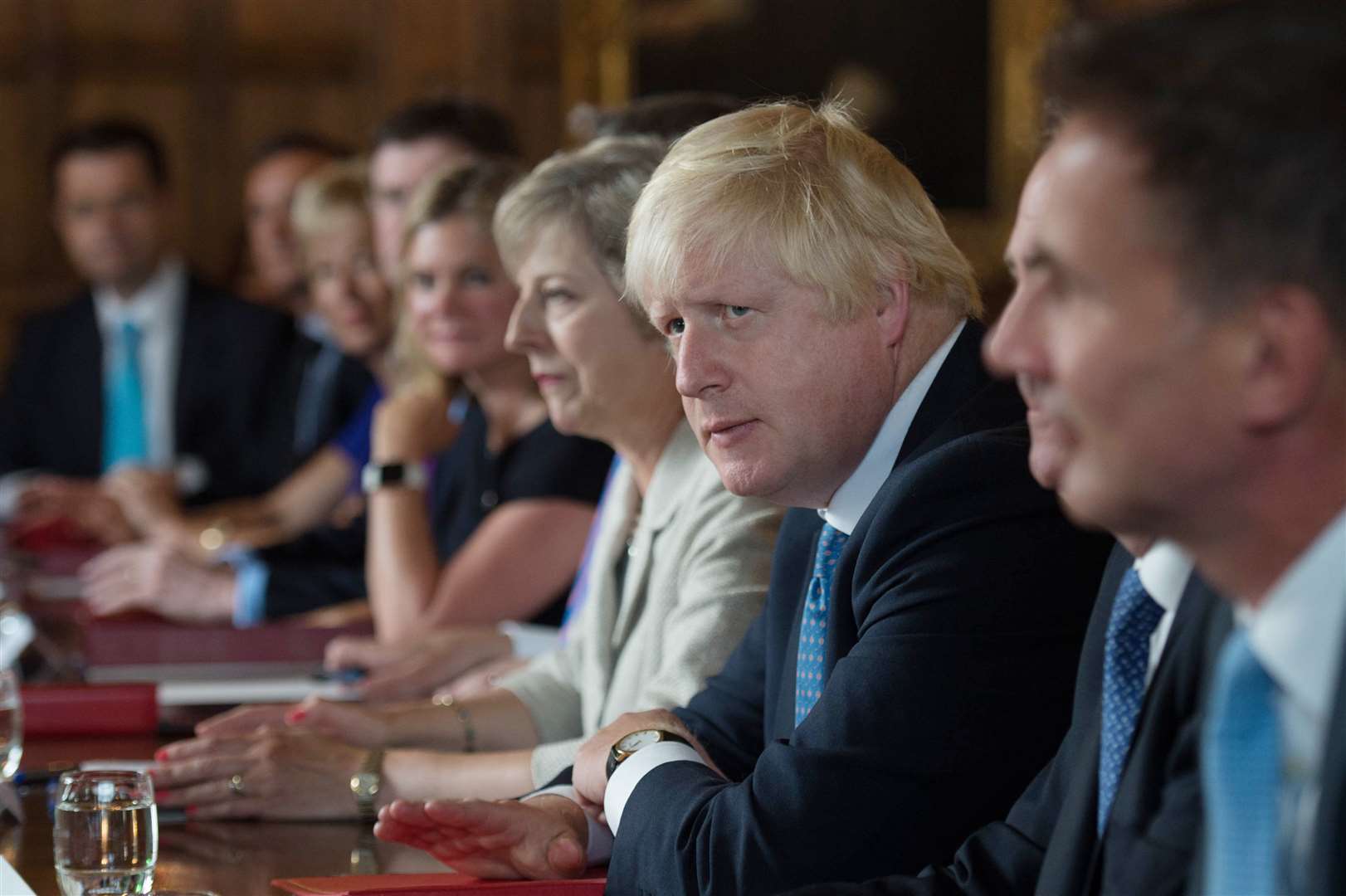 In his then role of foreign secretary, Boris Johnson attended a crunch 2018 meeting at Chequers to discuss Theresa May’s Brexit plans (Stefan Rousseau/PA)