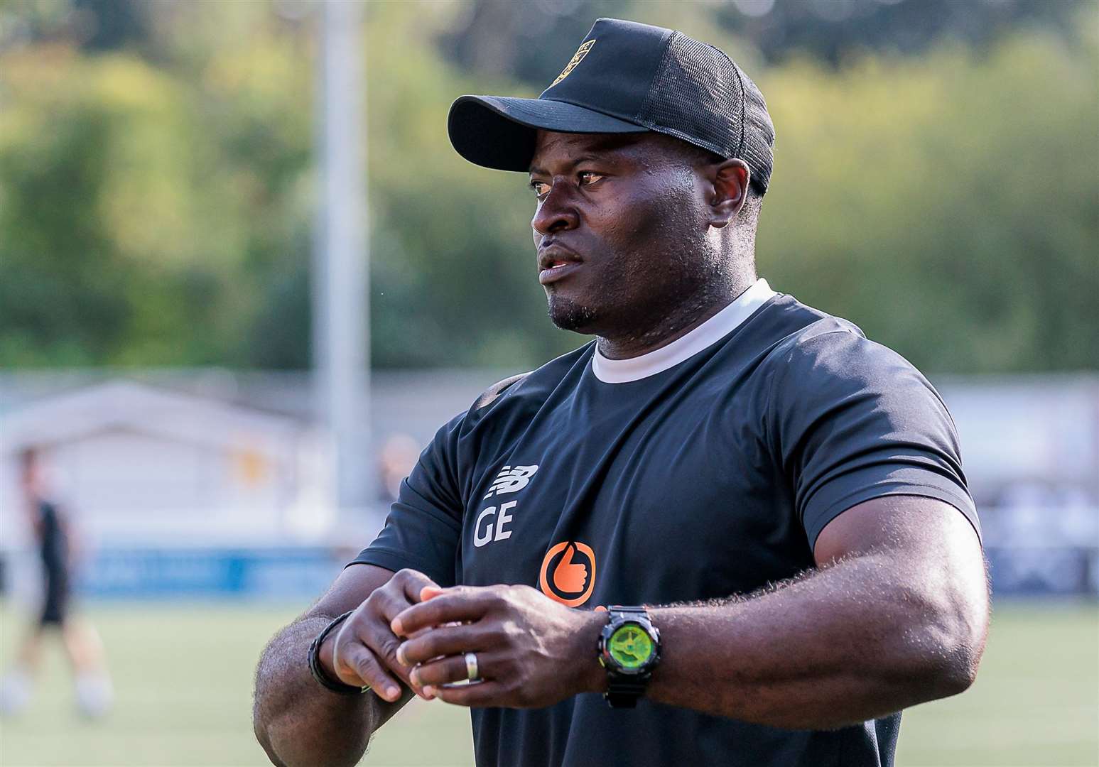 Maidstone United manager George Elokobi led his team to the fifth round of the FA Cup last season Picture: Helen Cooper