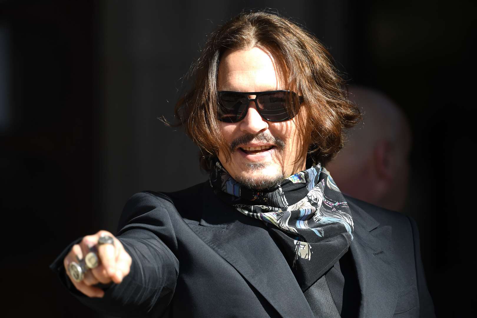 Johnny Depp at the High Court in London (Kirsty O’Connor/PA)