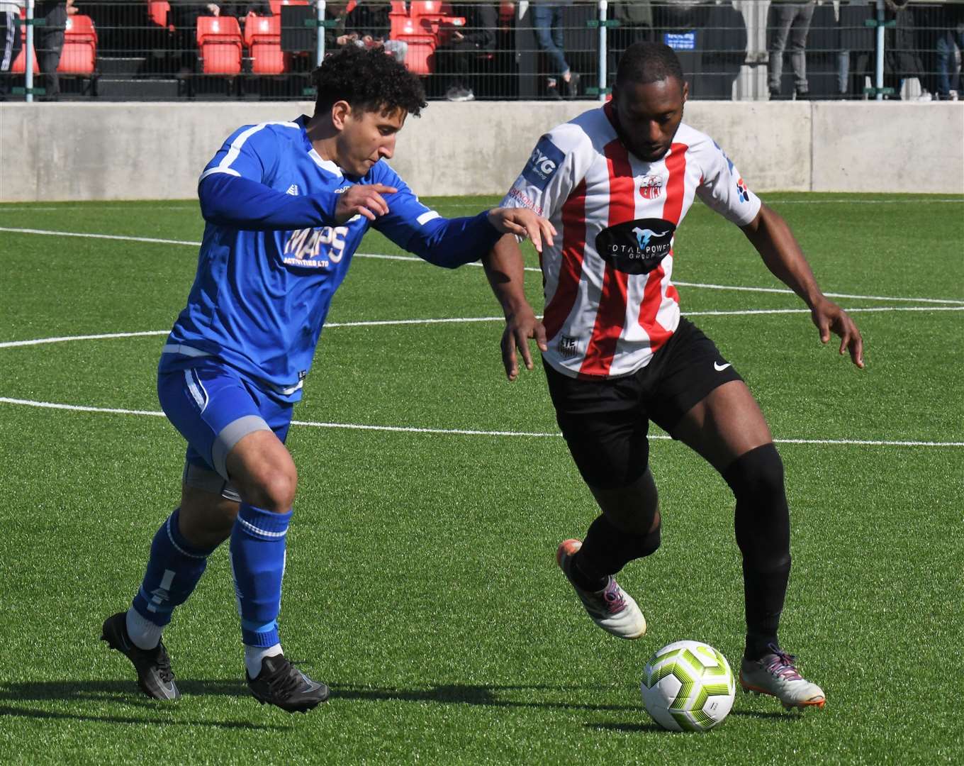 Action from Sheppey's big win against Deal Picture: Marc Richards