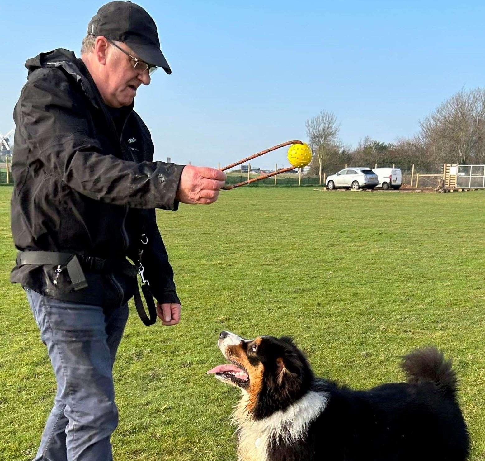 67-year-old Peter Bentley died of a heart attack while walking his dog, Bilbo, in Deal