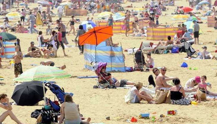 Beaches are likely to be busy this weekend. Picture: Stock image