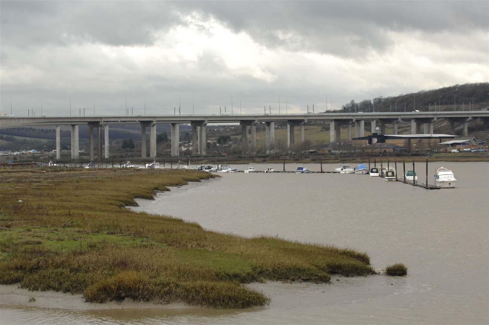 The river could flood this afternoon. Picture: Grant Falvey