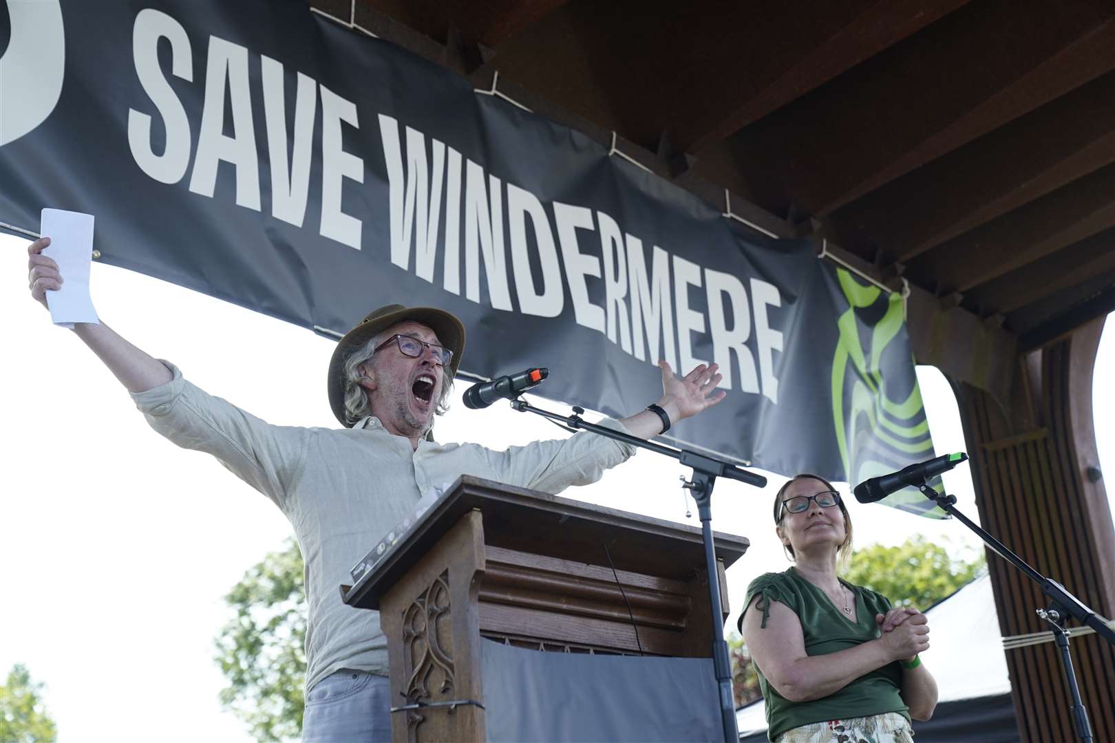 A campaign to stop sewage being dumped into Lake Windermere has gained support from celebrities such as Steve Coogan (Danny Lawson/PA)