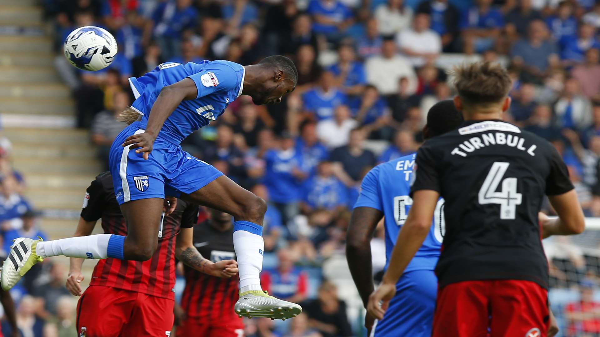 Emmanuel Osadebe replaced Ryan Jackson after 56 minutes Picture: Andy Jones