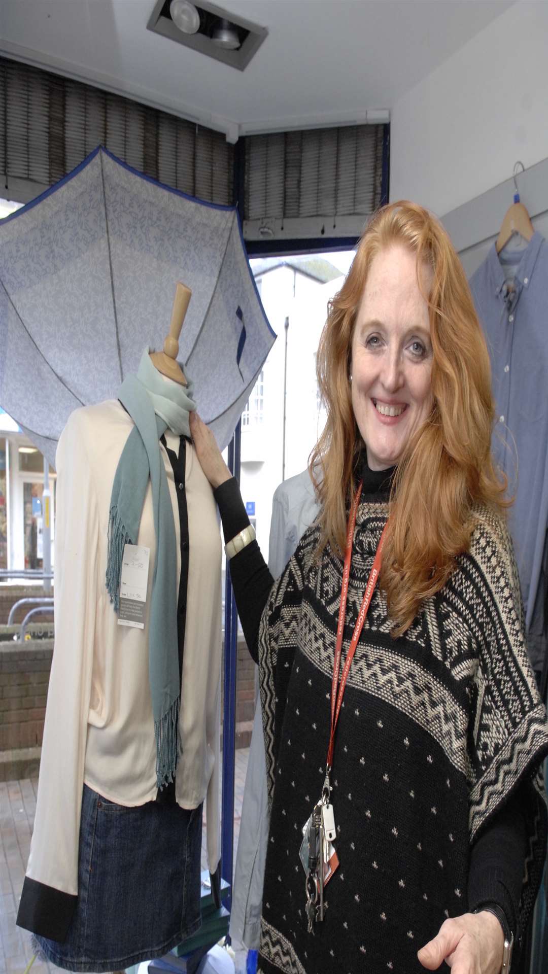 Joan Bull, manager of the Red Cross shop in Deal High Street. Picture: Chris Davey