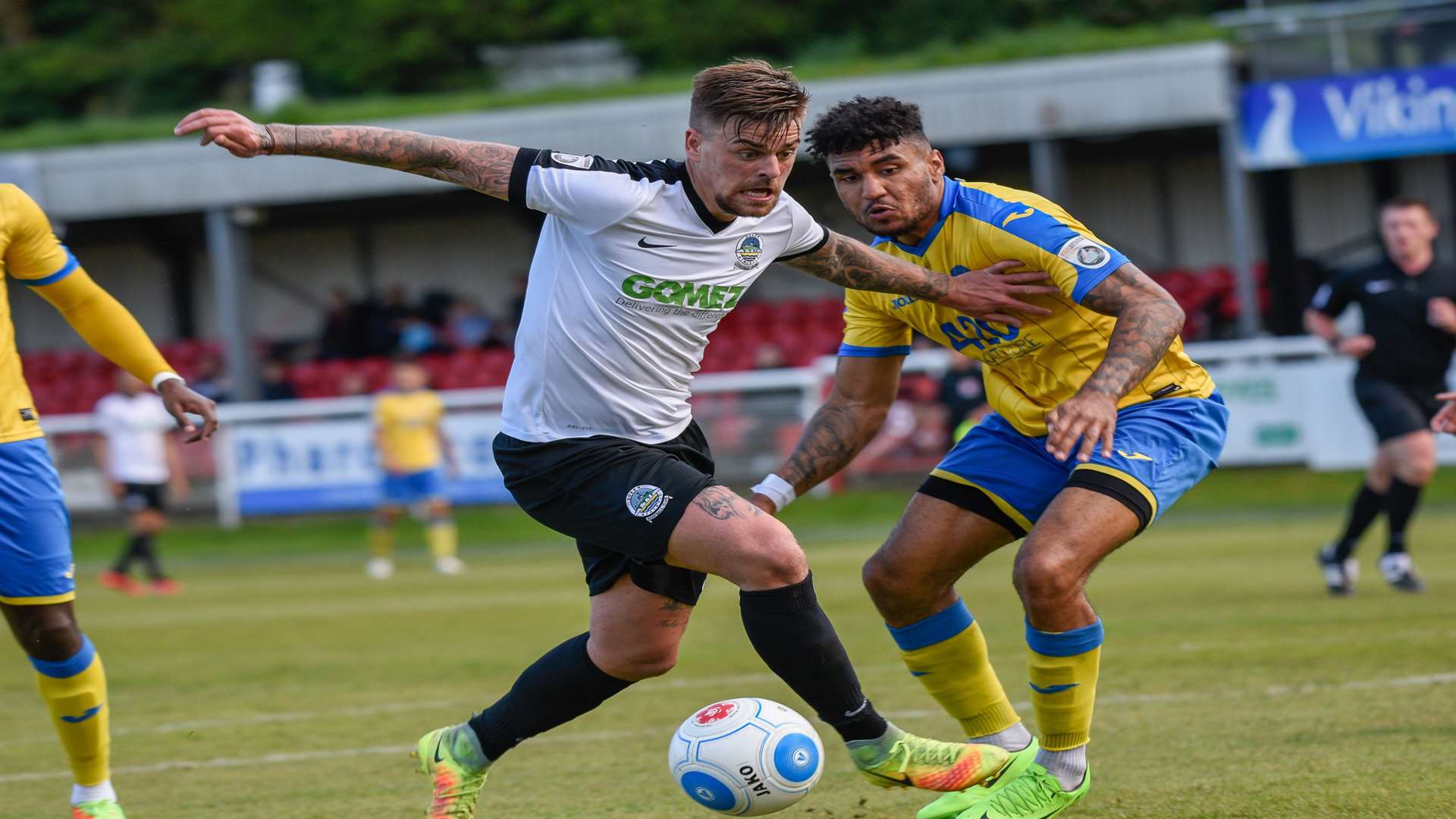 Sam Magri in action for Dover Picture: Alan Langley