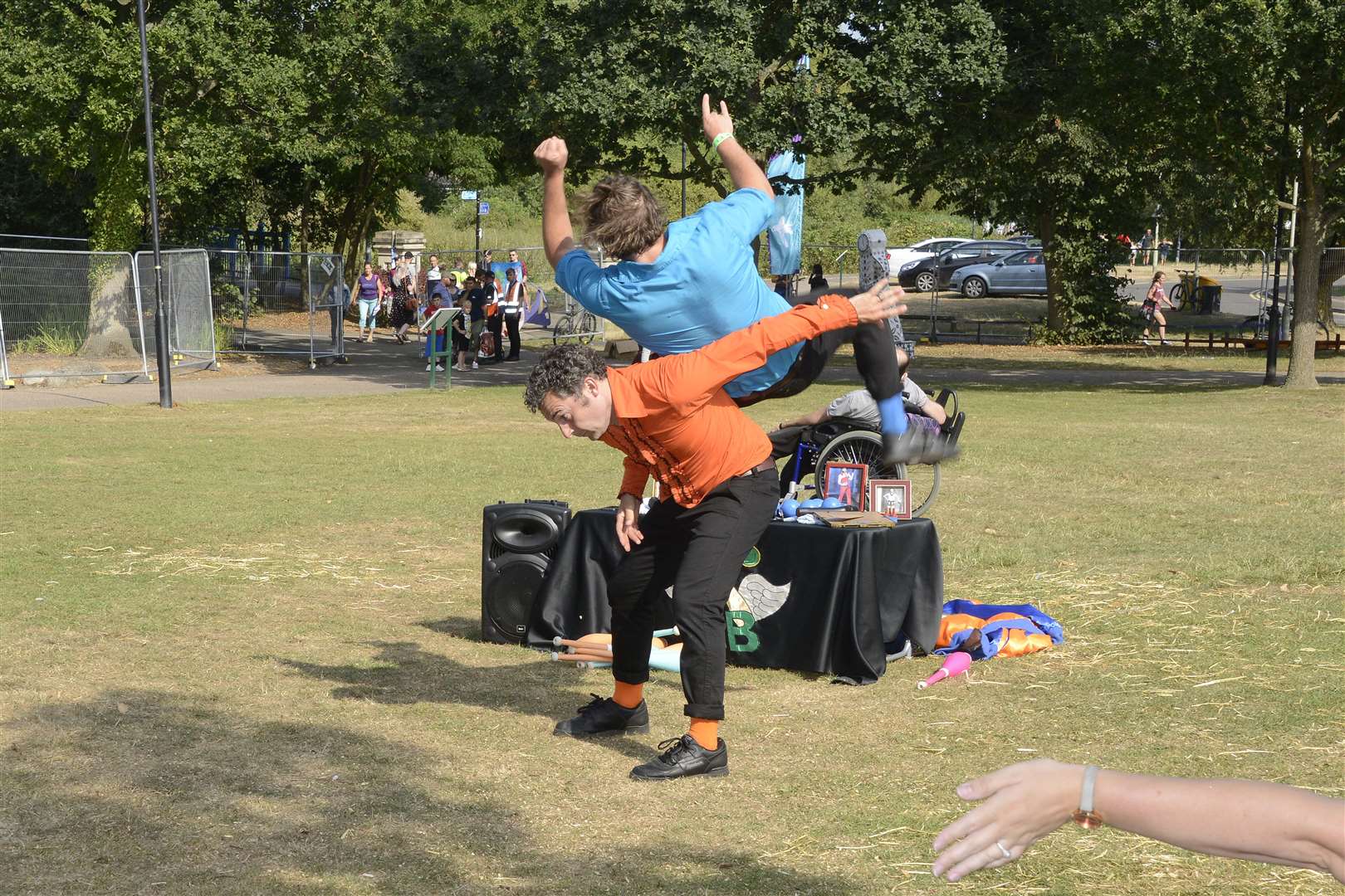 The Flying Bazazi Brothers entertained last year's crowds, proving that music isn't the only thing on offer at CREATE