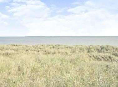 The house in Greatstone on Romney Marsh overlooks the beach. Picture: Hollaway Studio